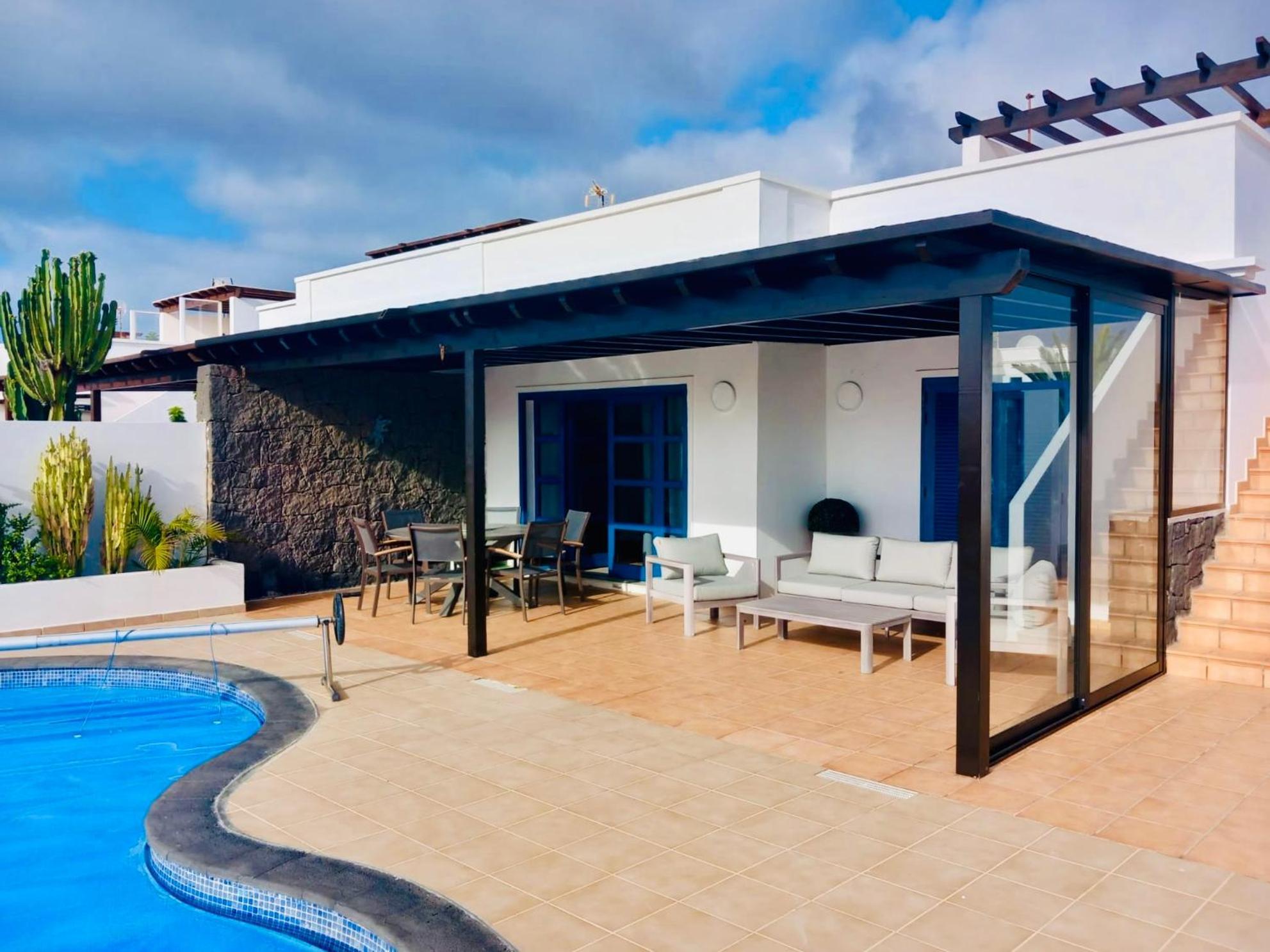 Splendid Casa Nostra, Private Pool, Wifi, Garden Villa Playa Blanca  Bagian luar foto